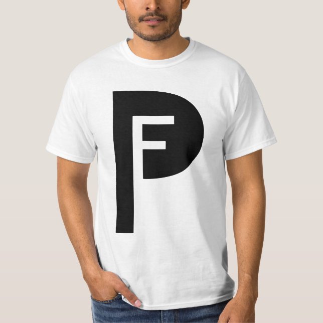 Camiseta O T dos homens do padrão de produções de Frey (Frente)