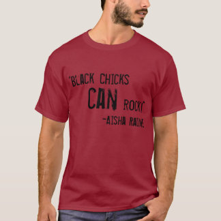 Camiseta O T dos homens do slogan de Aisha Raine
