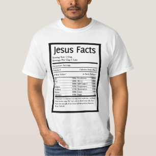 CAMISETA O T DOS HOMENS DOS FATOS DE JESUS