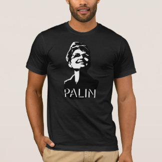 Camiseta O T dos homens escuros de Palin