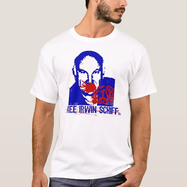 Camiseta O T dos homens livres de Irwin Schiff (Frente)