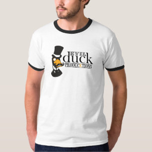 Camiseta O T dos homens maus do pato (logotipo largo)