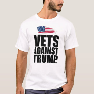 Camiseta O T dos homens - veterinários contra o trunfo