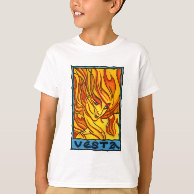 Camiseta O T dos miúdos de Vesta (Frente)