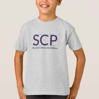 Camiseta O T dos miúdos do logotipo de SCP