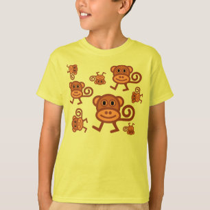 Camiseta O T gráfico do miúdo de Munky