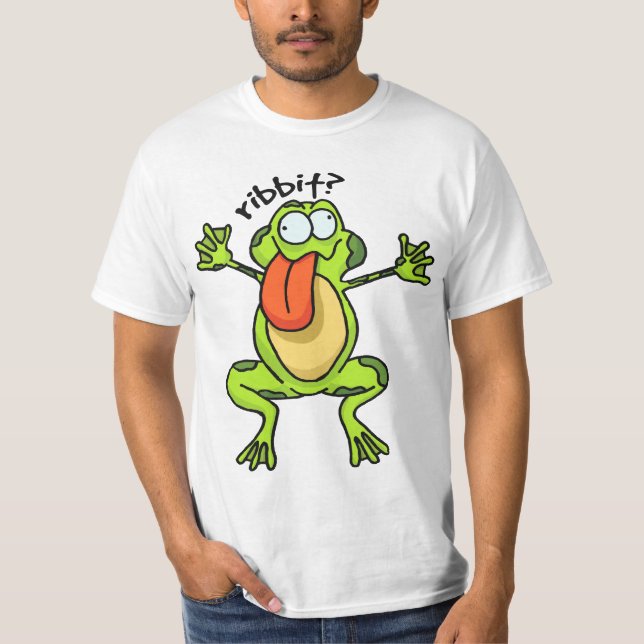 Camiseta O T insano de homens de sapo (Frente)