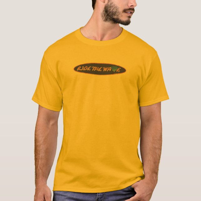 Camiseta O T o passeio dos homens da onda (Frente)