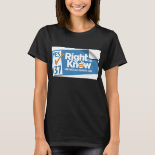 Camiseta O T orgânico das mulheres