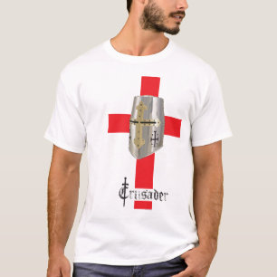 Camiseta O T padrão dos homens do cruzado