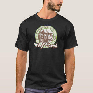 Camiseta O T preto dos homens de Wolf Creek