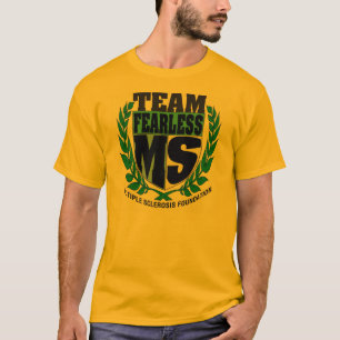 Camiseta O T sem medo dos homens do MS da equipe