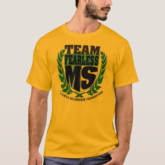 Camiseta O T sem medo dos homens do MS da equipe (Frente)