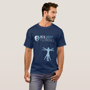 Camiseta O t-shirt 2017 Florença, azul marinho dos homens