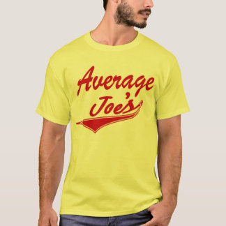 Camiseta O t-shirt amarelo de Joe médio