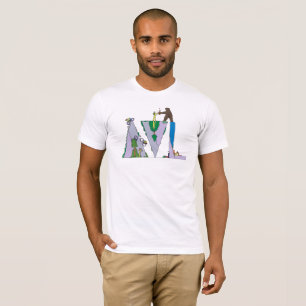 Camiseta O t-shirt   ASHEVILLE dos homens, NC (AVL)