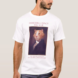 Camiseta O t-shirt astuto de George do hamster