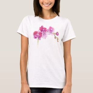 Camiseta O t-shirt básico das mulheres