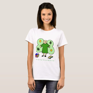 Camiseta O t-shirt básico das mulheres de Confuzzled Fae do