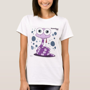 Camiseta O t-shirt básico das mulheres do cobra