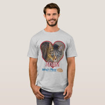 O t-shirt básico dos homens - Adam