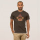 Camiseta O t-shirt básico dos homens de Brown do macaco da (Frente Completa)