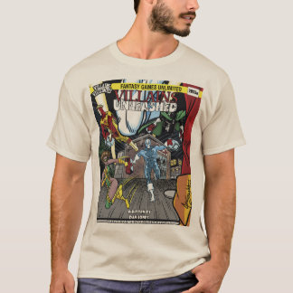 Camiseta O t-shirt básico dos homens desencadeados bandidos