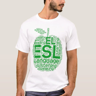 Camiseta O t-shirt básico dos homens do ESL