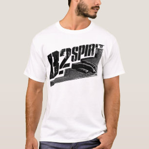 Camiseta O t-shirt básico dos homens do espírito B-2