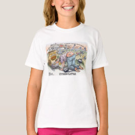 Camiseta O t-shirt básico dos homens do gado do cidadão