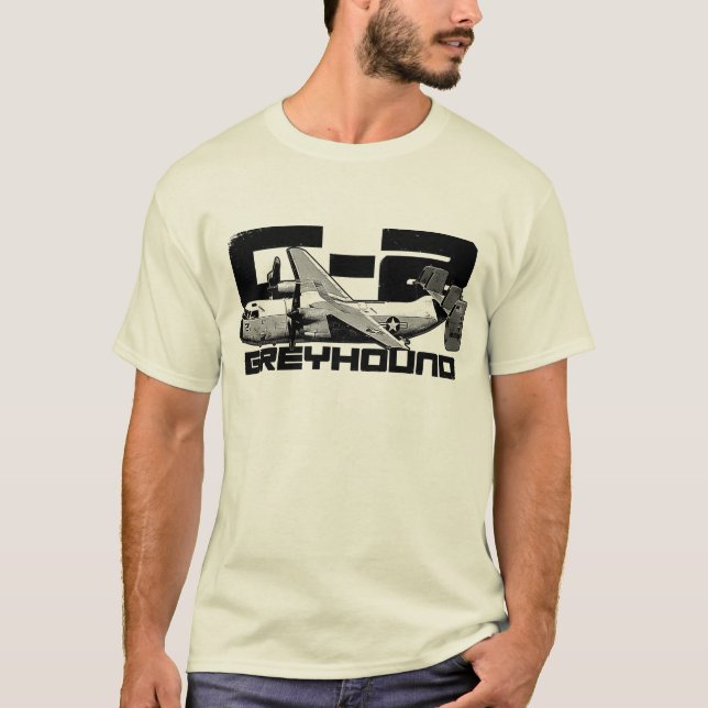 Camiseta O t-shirt básico dos homens do galgo C-2 (Frente)