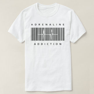 Camiseta O t-shirt básico dos homens do vício da adrenalina