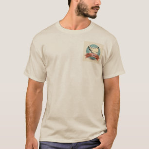 Camiseta O t-shirt básico dos homens do Whisperer da