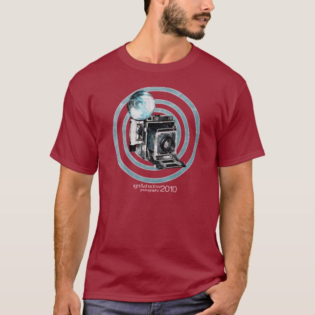 Camiseta O t-shirt básico dos homens - obscuridade (Frente)