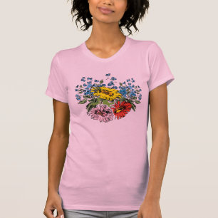 Camiseta O t-shirt bonito das mulheres do design dos