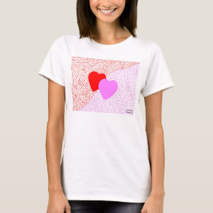 Camiseta O t-shirt branco das mulheres da surpresa do