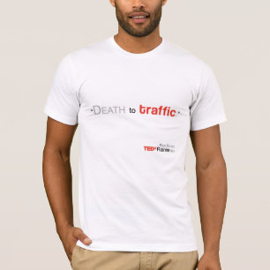 Camiseta O t-shirt branco dos homens mais chuvosos de TEDx