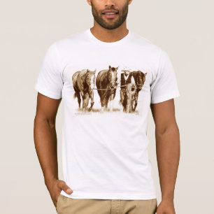 Camiseta O t-shirt cabido branco dos homens