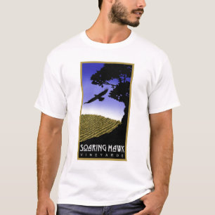 Camiseta O t-shirt crescente dos homens dos vinhedos do