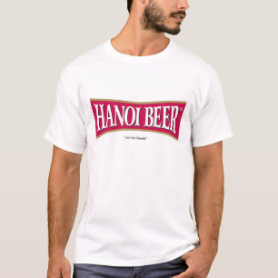 Camiseta O t-shirt da cerveja de Hanoi com deixou-nos seja