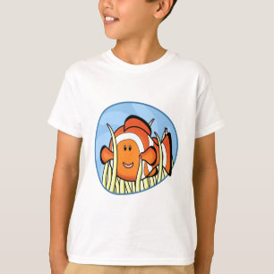 Camiseta O t-shirt da criança de Kawaii Clownfish