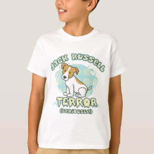 Camiseta O t-shirt da criança do terror de Jack Russell