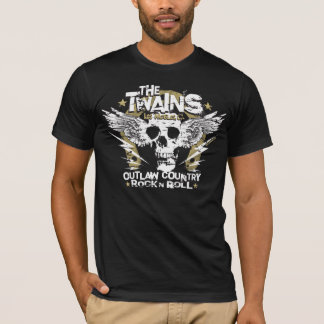 Camiseta O t-shirt da ferradura do n do crânio de TWAINS!