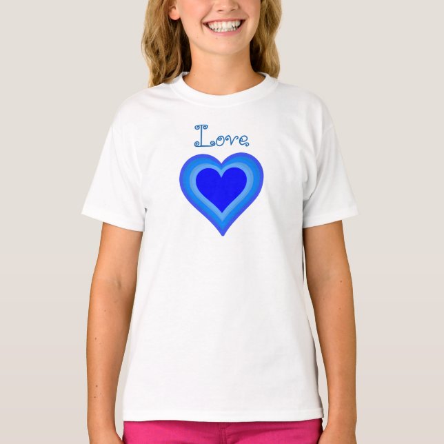 Camiseta O t-shirt da menina do amor (Frente)