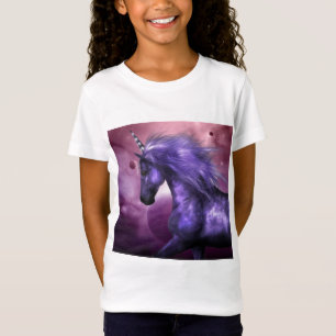 Camiseta O t-shirt da menina do unicórnio