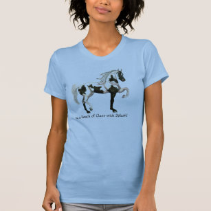 Camiseta O t-shirt da mulher árabe do cavalo do Pinto