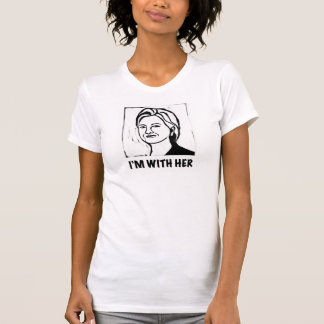 Camiseta O t-shirt da mulher de Hillary Clinton