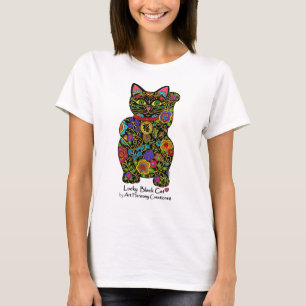 Camiseta O t-shirt da mulher de Maneki Neko