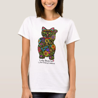 Camiseta O t-shirt da mulher de Maneki Neko