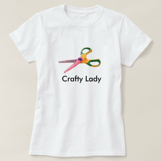 Camiseta O t-shirt da mulher para a senhora esperto (Frente do Design)